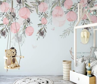 3D Blossom Branch ZHUA9441 Wallpaper Wall Murals Removable Self-adhesive Ann 24
