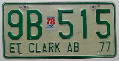 Nummernschild Philippines. Genutzt U.S. Forces Philippines ''CLARK AIR BASE 77''