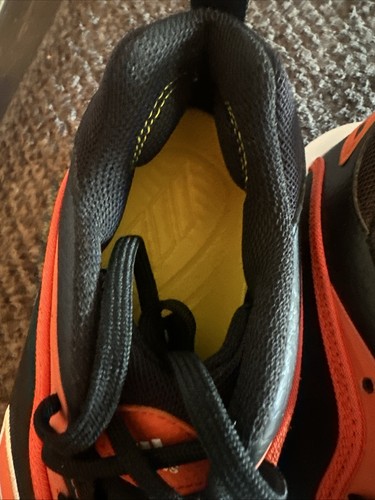 Adidas Icon 6 Bounce tacchetti da baseball in metallo da uomo taglia 9,5D nero arancione FV9349 - Foto 5 di 12
