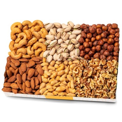 Nuts com Nuts Assortment Tray   Mixed Nut Sampler Box for Father's Day & Fest...