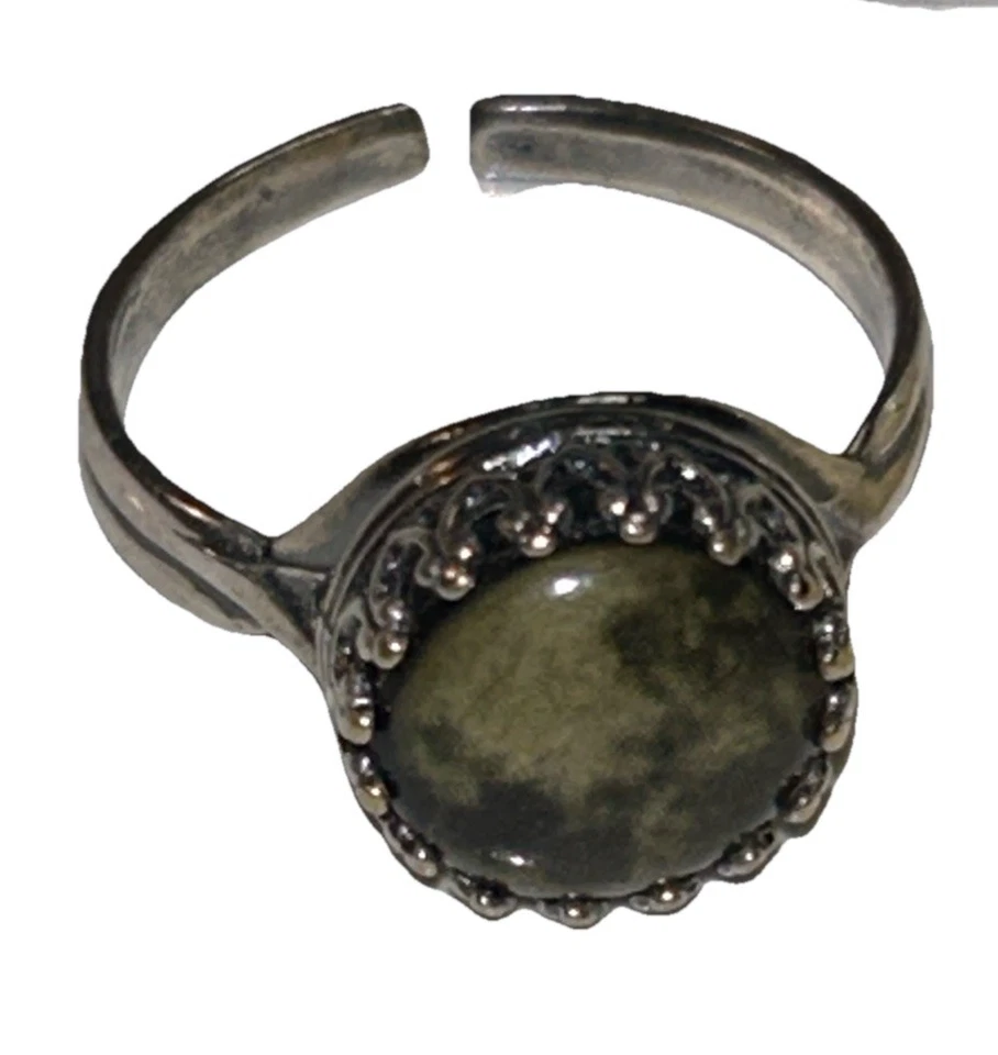 Set of 6 Rings, All Size 7.5, Mixed Gemstone & Fashion Styles, Boho Vintage Lot - Image 3 of 4