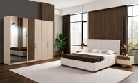 Schlafzimmer Set Bett Nachttische Kleiderschrank Schminktisch Modern