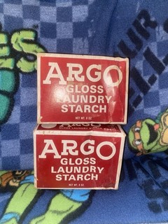 Argo Gloss Laundry Starch Unopened 8oz Red Box Two Boxes