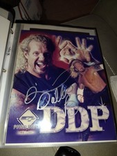 Diamond Dallas Page Signed Power Shots Hardest Photo To Find WCW Numbered 146 Of