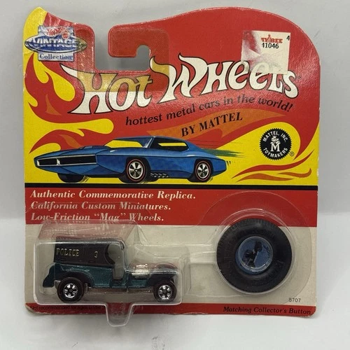 HOT WHEELS #5707 PADDY WAGON  Redline AQUA metallic 1993 1/64 Vintage Collection