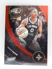 2025 Panini Player of the Day WNBA - 85/99 Red #9 Aces - JACKIE YOUNG