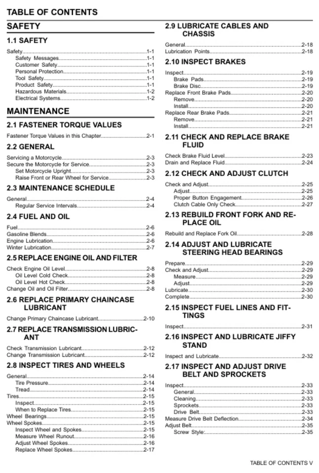 Manual de servicio Harley-Davidson Softail Models 2025 Foto 2 de 4