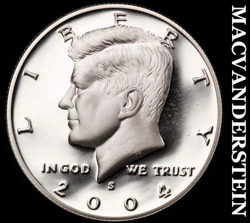 2004-S Silver Kennedy Half Dollar - Choice Gem Proof  Lustrous  #i7679
