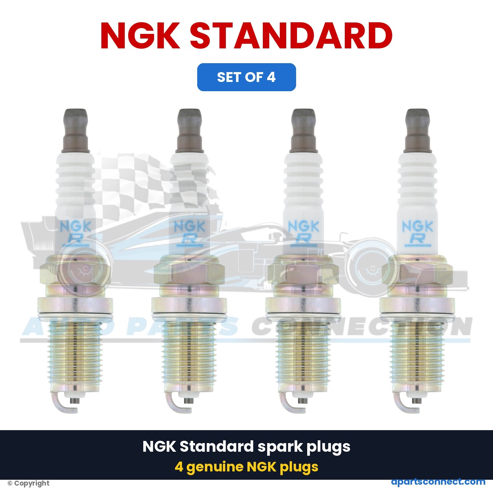 2004-2005 MAZDA 1.8L I4 TURBO BP BP-4W MIATA NGK SPARK PLUGS