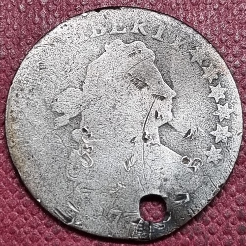 1797 Draped Bust Dime 10c TOUGH EARLY DATE Circulated Details #92956