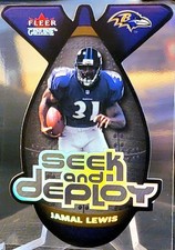 2001 Fleer Genuine Seek and Destroy Jamal Lewis Baltimore Ravens