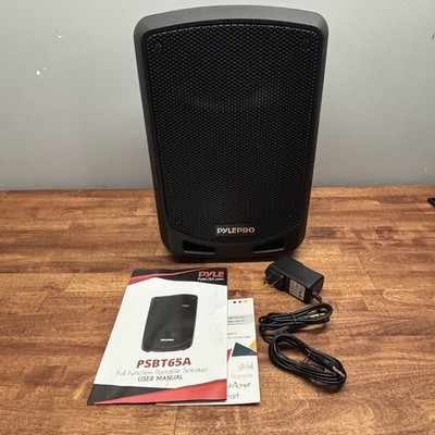 Pyle PSBT65A Bluetooth Portable PA Speaker Karaoke System PylePro NO MICROPHONE