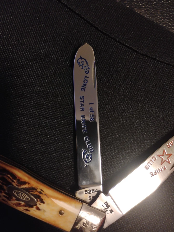 Case XX 5254 SS 1985 Lone Star Knife Club 1 de 58 Foto 4 de 4