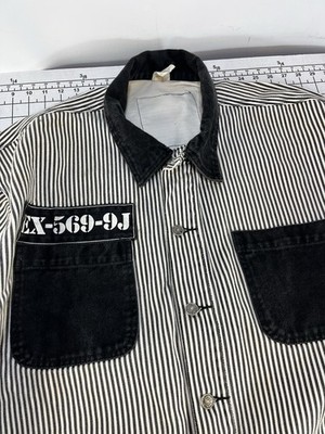 Vintage Exhaust Jeans Denim Hip Hop Streetwear Colorblock Skater