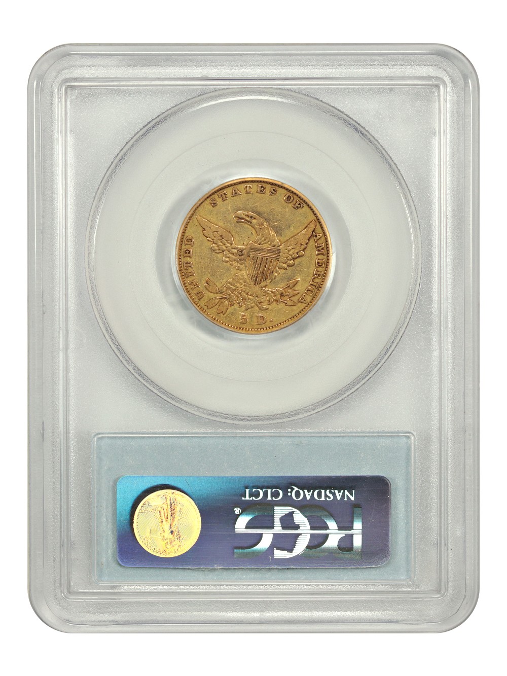 1836 $5 PCGS VF25 - Classic Head $5
