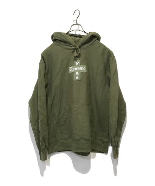 Sweat à capuche logo L Supreme Cross Box