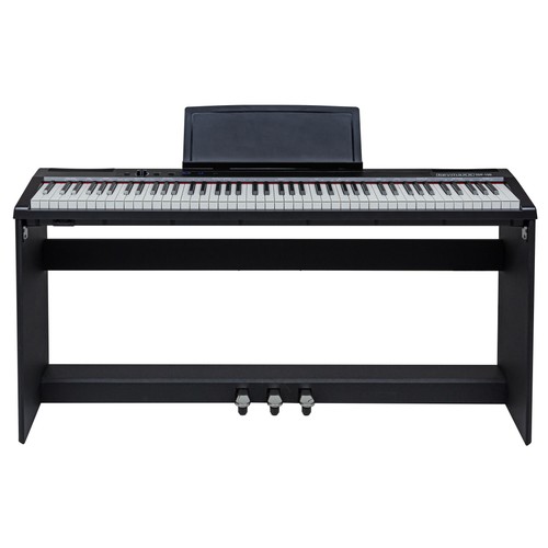 KeymaXX Piano Digital 88 Teclas, Ligero Peso, 128 Voces, Metrónomo