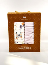 Angel Dear Swaddles 2 pack Girl Multicolo NEW Machine Washable