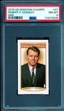 Robert F. Kennedy Card 2019 Upper Deck Goodwin Champions #47 (pop 1) PSA 8