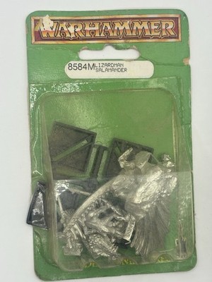 Warhammer Citadel 8584M Lizardman Salamander Sealed OOP Metal Blister Lizardmen