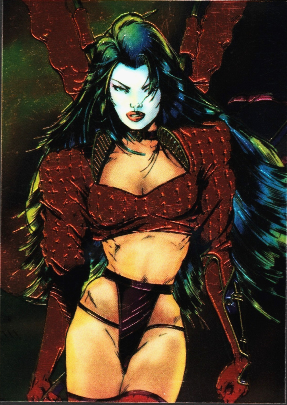 1995 COMIC IMAGES SHI CHROMIUM TRADING CARD BASE SINGLES 1-90 COMPLETE YOUR SET