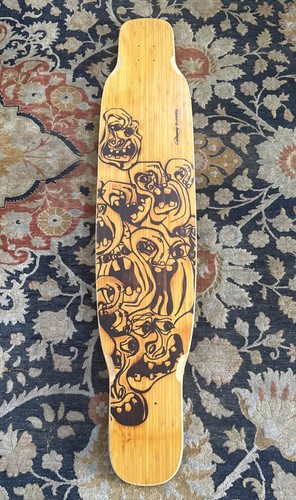 Mint Loaded Bhangra Longboard Flex 2 Freestyle Dancer Skateboard Bamboo Deck ￼