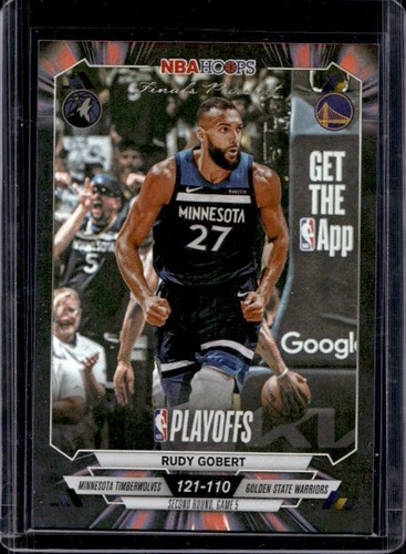 2025 Topps NBA Hoops Basketball Second Round Rudy Gobert #FP-56