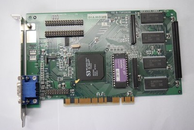 Diamond Stealth 3D 3000 S3 ViRGE VX 2MB PCI GPU Video Graphics Card Tested