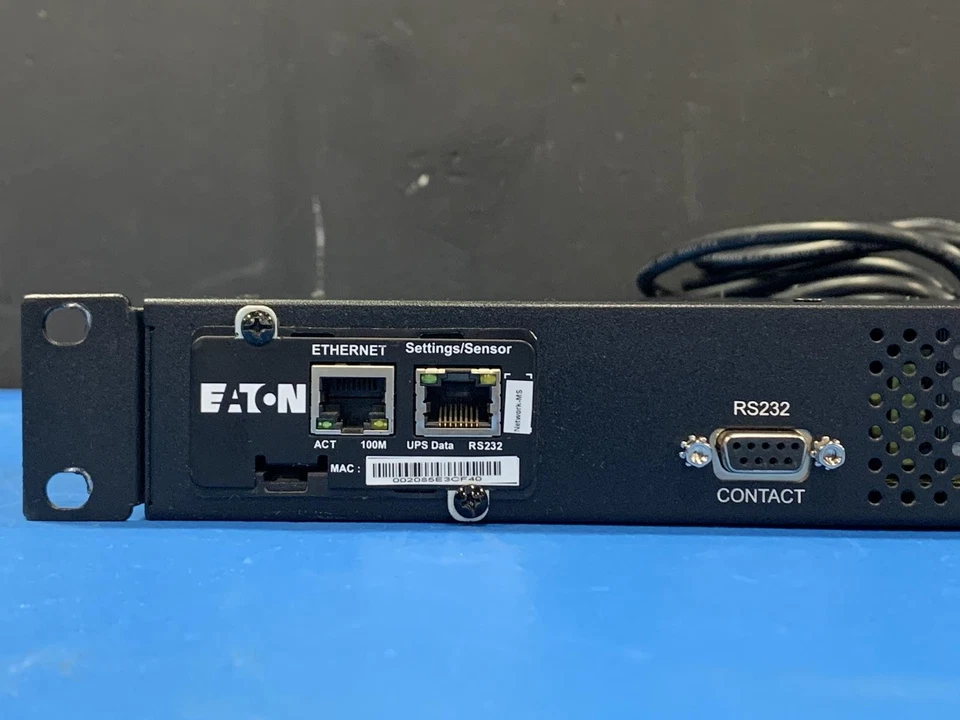 Eaton EATS115 120V 12A Single-Phase 10-Outlet PDU W/ Rack Ears 9001-5013-00P - Image 3 of 4