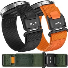 20/22mm Sport Nylon Loop Strap Band For Samsung Galaxy Watch 7 6 5 4 3 Active 2
