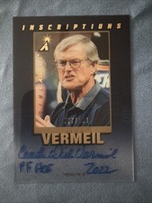 2022 Contenders Inscriptions Dick Vermeil #PI-DVE /100 Hand Inscribed HOF Auto