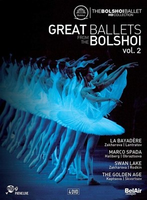 Music Dvd - Great Ballets From The Bolshoi Vol.2 (4 Dvd)  - Bel Air Classiques -