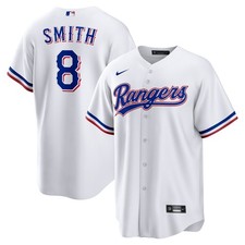 Texas Rangers Josh Smith #8 Nike Men's White Home 2026 Official MLB Jersey