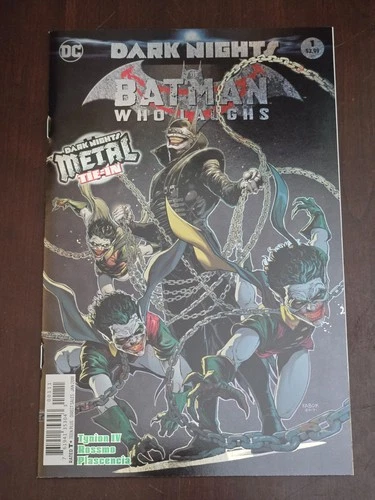 BATMAN WHO LAUGHS #1 JASON FABOK FOIL VARIANT Dark Nights Metal DC Joker NM