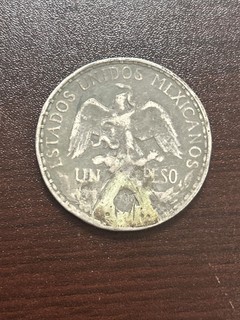 Moneda de 1 Peso México 1910 Estados Unidos Mexicanos