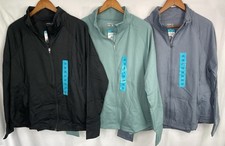 Jockey Women's Full Zip Yoga Jacket Lot of 3 2X Black Blue  Gray Thumbholes NWT