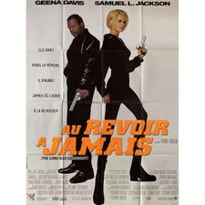 THE LONG KISS GOODNIGHT French Movie Poster  - 47x63 in. - 1996 - Renny Harlin,