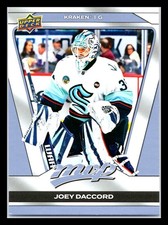 2025 MVP Hockey #33 Joey Daccord Seattle Kraken Base NHL