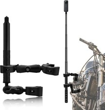 Motorcycle Mount Kit with 47" Invisible Selfie Stick Compatible for Insta 360 X5