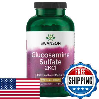 Swanson Glucosamine Sulfate 2Kcl 500 Milligrams 400 Capsules