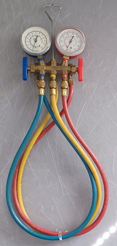 Gould Imperial Eastman Manifold Gauge Set 2-Valve Brass HVAC