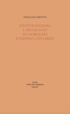 Libro - Zaccariotto Giulia - Vivitur Ingenio. I Tre Filosofi Di Giorgione E Tadd