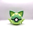 Pokemon Sprigatito TCG Pokeball 3D Printed Figurine Game Room Desk Decor Gift