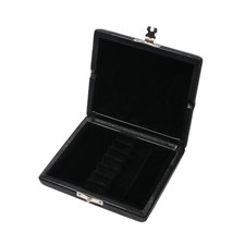Black Oboe Reed Case Holder Box PU Leather Storage For 6 Pieces Woodwind Part