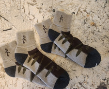NEW Lot 2 Pairs Balega Wool Blend Quarter Hiking Socks Size Large Mens 9-11