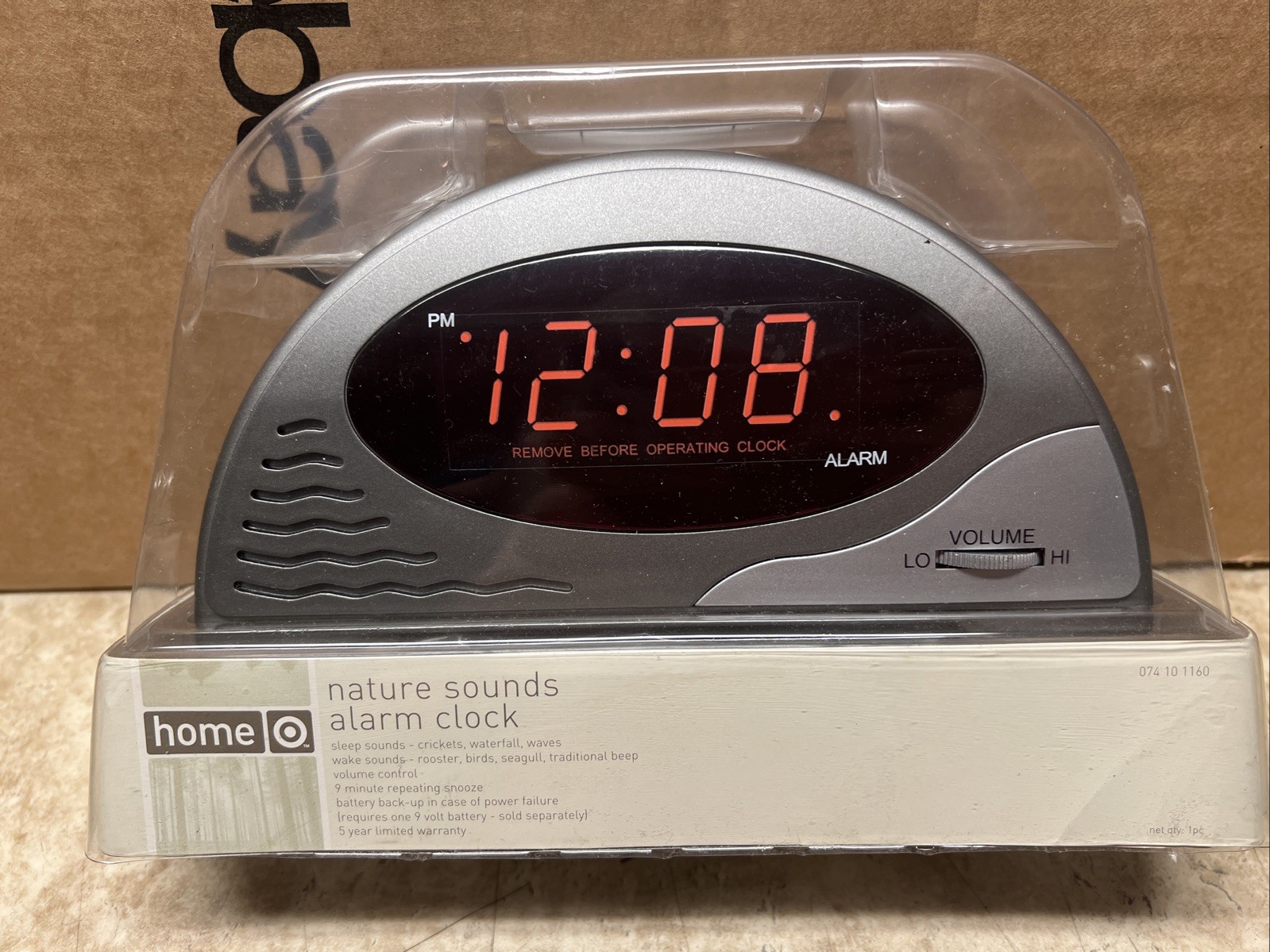 Nature sounds digital Alarm Clock & AM/FM Radio Model 4056 Electric / Battery