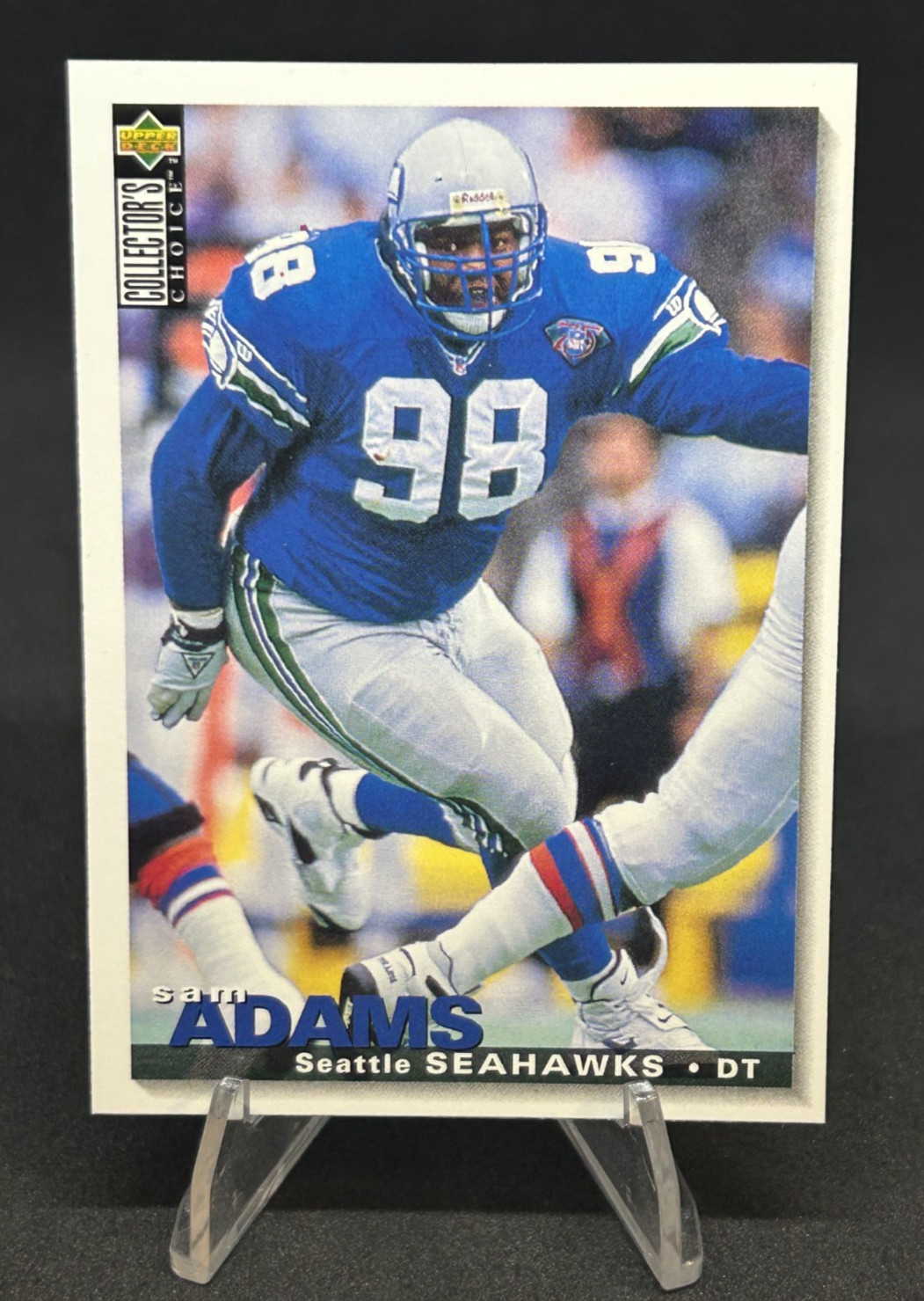 Sam Adams - 1995 Upper Deck Collectors Choice # 204 - Seattle Seahawks