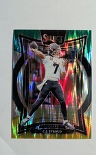 2024 Panini Select - Concourse C.J. Stroud #42 Green & Yellow Shock Prizm