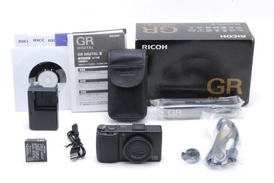 195 Shots [MINT w/Box] Ricoh GR DIGITAL III 3 Black Digital Camera 10.0MP JAPAN