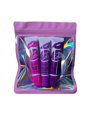 Profusion Cosmetics Lip Tattoo Long Lasting Lip Gloss Pack of 3 Assorted Colors